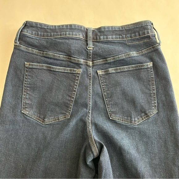 J.Crew Cropped Curvy Kickout Jeans 2003 Womens Size 31 Dark Fall 2024 Raw Hem - Picture 6 of 12